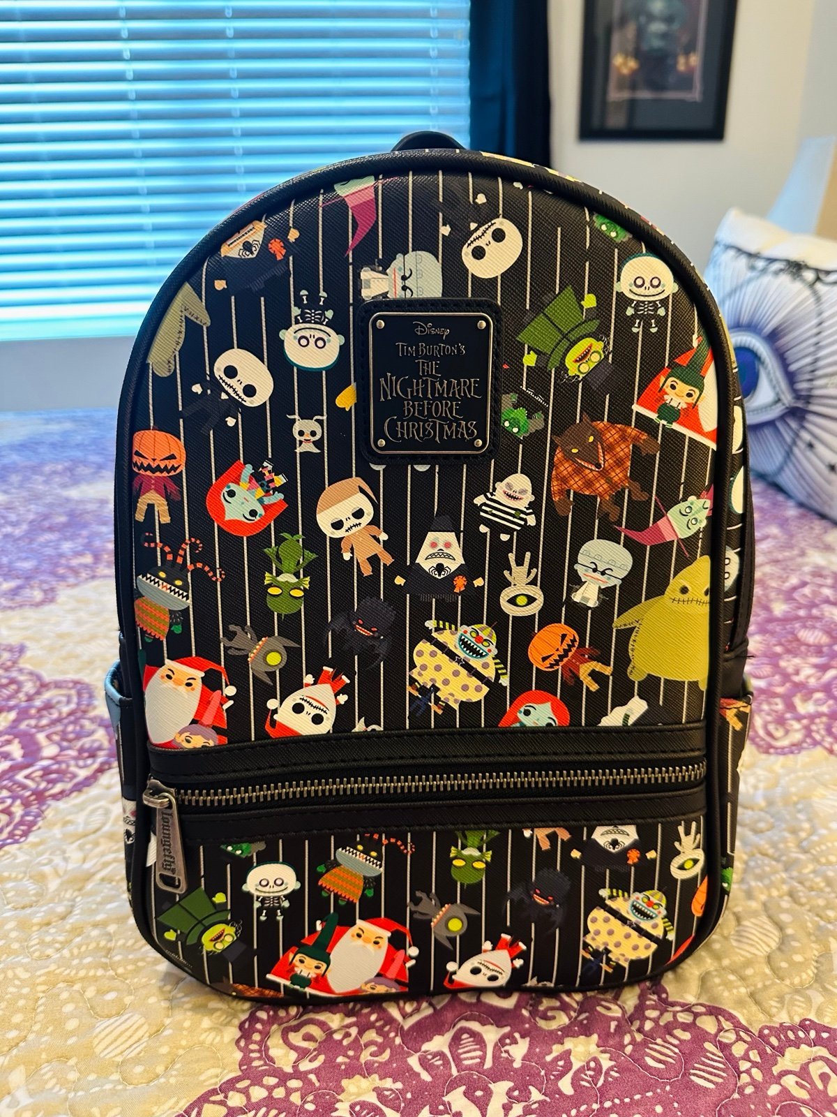 Loungefly Disney Parks Nightmare Before Christmas Chibi Mini Backpack