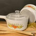 Vintage CORNING WARE SPICE OF LIFE ALUMINUM CLAD BOTTOM 1 QT SAUCE POT W/LID