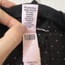 Victoria’s Secret Polka Dot Pajama Top NEW Size XL Long Black Pink Button Front
