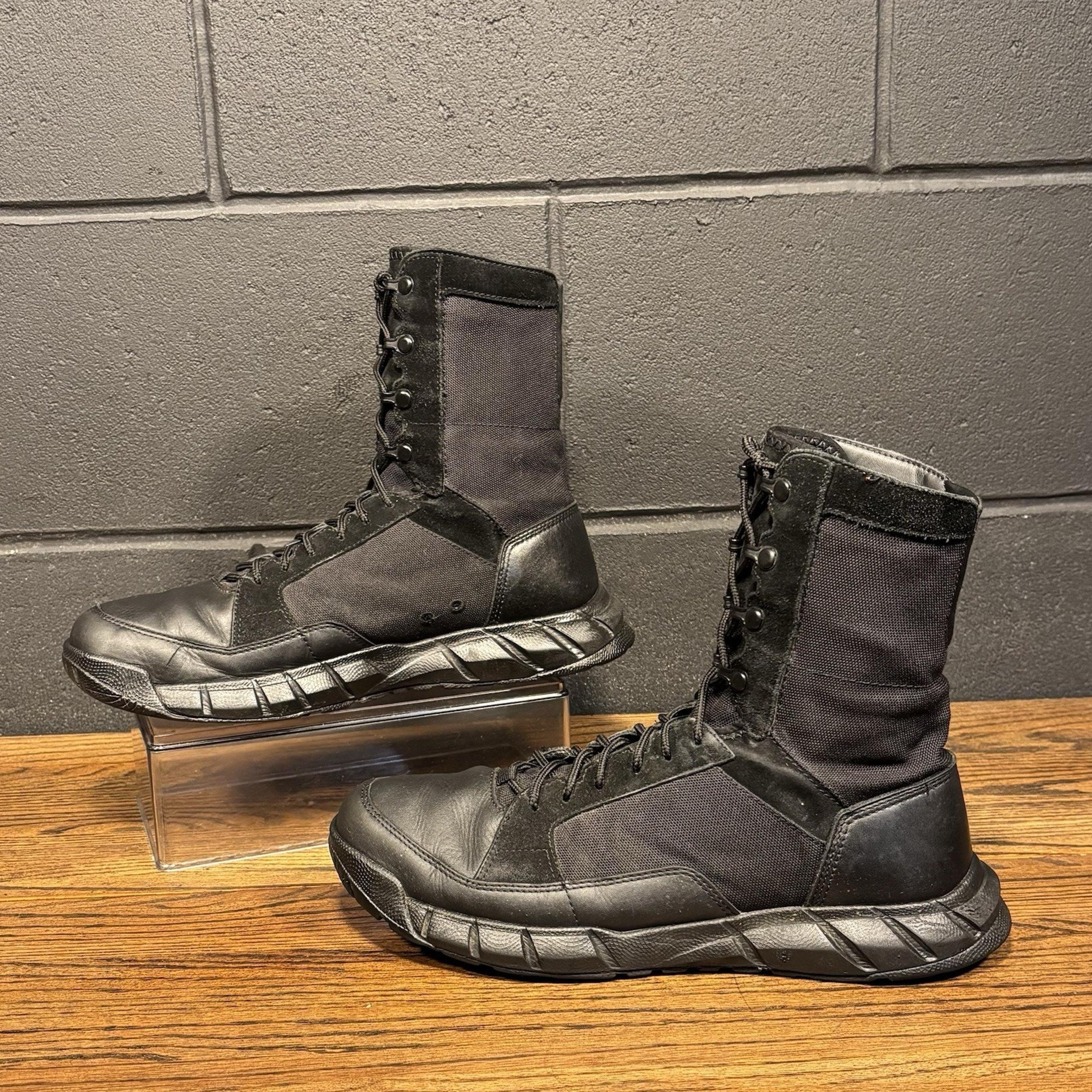 Oakley Field Assault 8" Black Leather Tactical Combat Boots Men’s 11