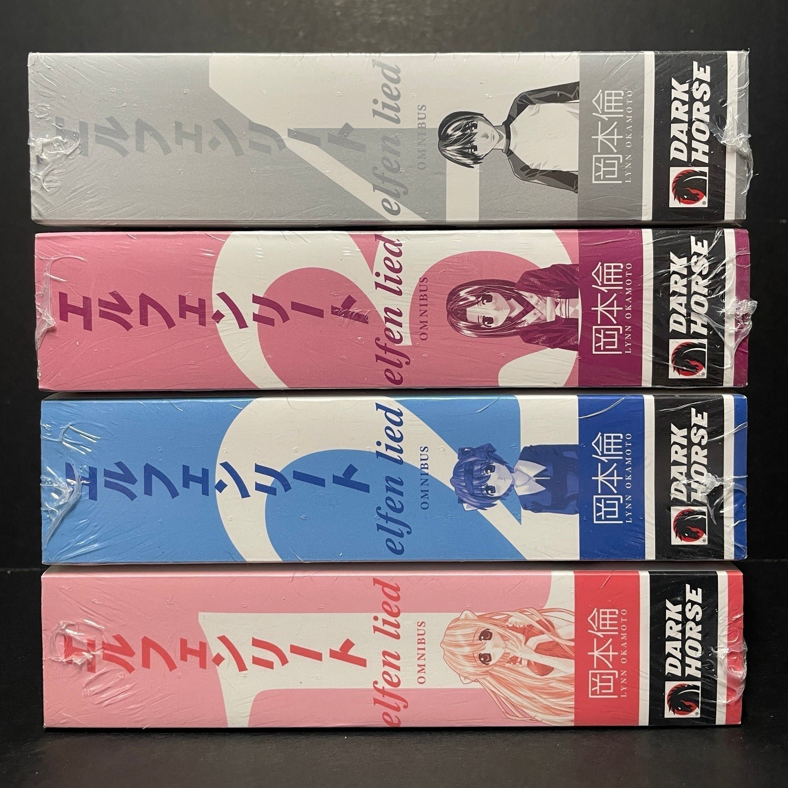 Elfen Lied Omnibus Volumes 1-4 Brand New Sealed English