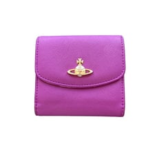 Vivienne Westwood Cardholder Orb Wallet Pink and White