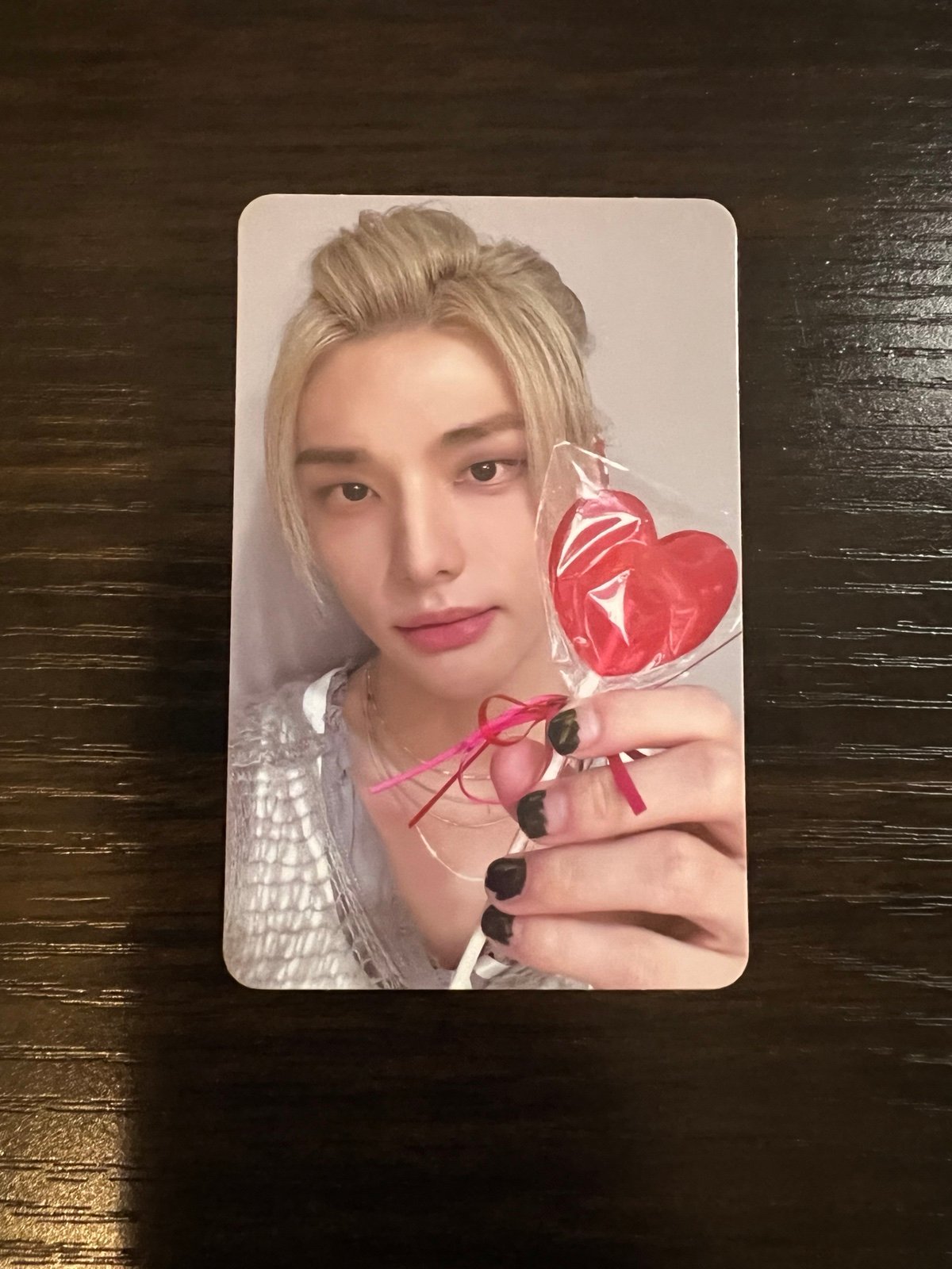 Stray Kids Hyunjin Rock Star Streaming Photocard