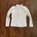 Tredstep Kids Symphony Paris Long Sleeve Show Shirt White Pink Size Medium