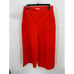 Anthropologie Maeve Pull-On Orange Wide Leg Jacuqard Pant // 8