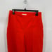 Anthropologie Maeve Pull-On Orange Wide Leg Jacuqard Pant // 8