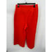 Anthropologie Maeve Pull-On Orange Wide Leg Jacuqard Pant // 8