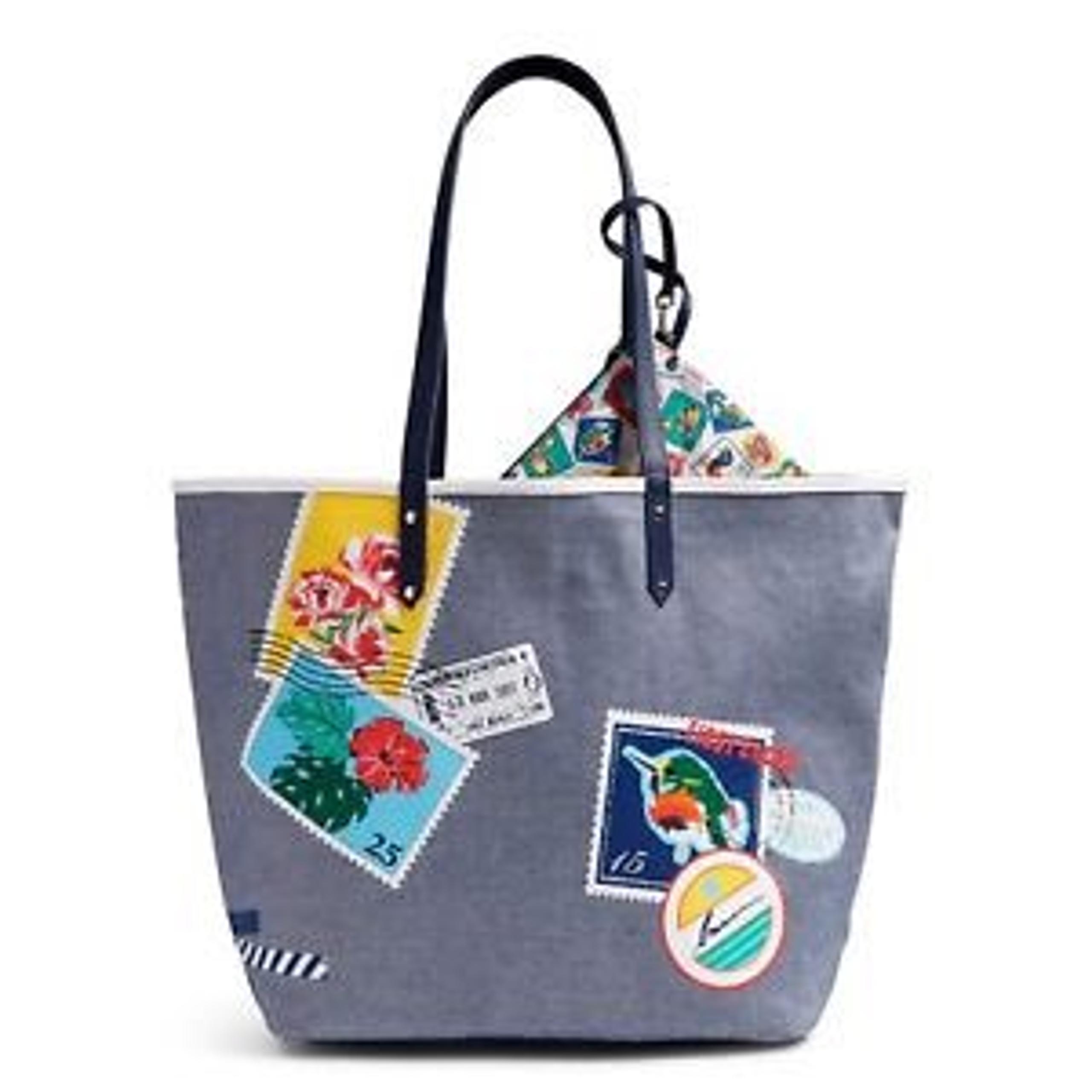 Vera Bradley Oxford Postage Stamp Tote