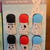 Disney Lilo & Stitch, Winnie & Pooh Magnetic Bag Clip Set 6 Lot Of 3