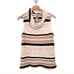 Anthropologie Dolan Neutral Stripe Sleeveless Sweater Size Large