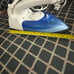 Vintage white travel portable iron handle space saver 110 to 240 volt 515W 1050W