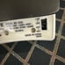 Vintage white travel portable iron handle space saver 110 to 240 volt 515W 1050W