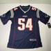 Tedy Bruschi New England Patriots Nike On Field Navy Jersey Women's Size 2XL NWT