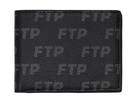 FTP LOGO RÉPÉTÉ WALLET (BLACK)