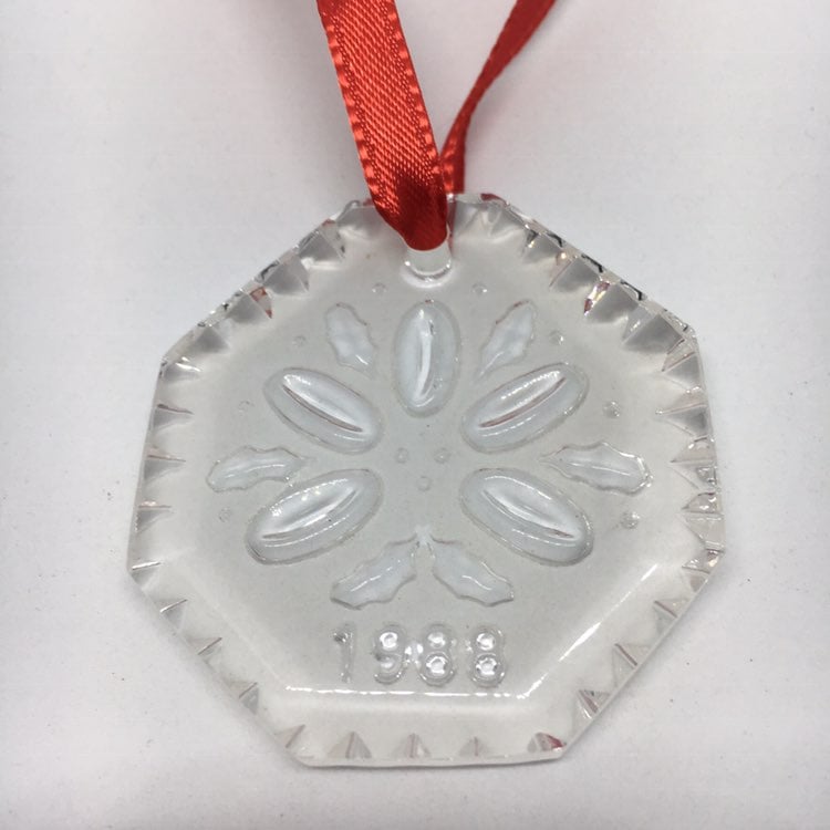 Vintage 1988 Irish Waterford Ornament