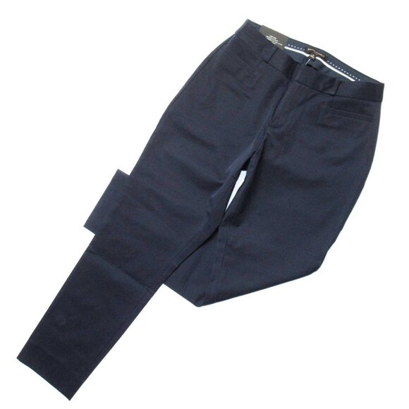 NWT Banana Republic Curvy Sloan Skinny in Navy Bi-stretch Slim Ankle Pants 4