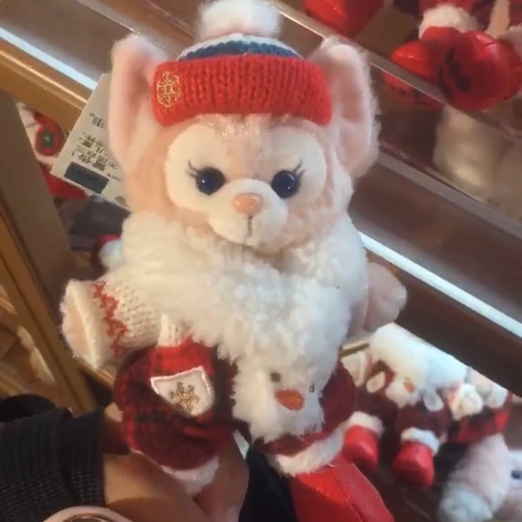 Shanghai Disney 2023 Christmas Lina bell keychain