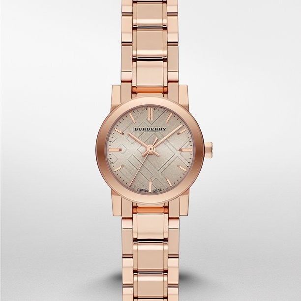 burberry watches rose gold
