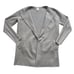 J Crew Factory Small Grey Knit Sweater Blazer Open Front Cardigan Cotton