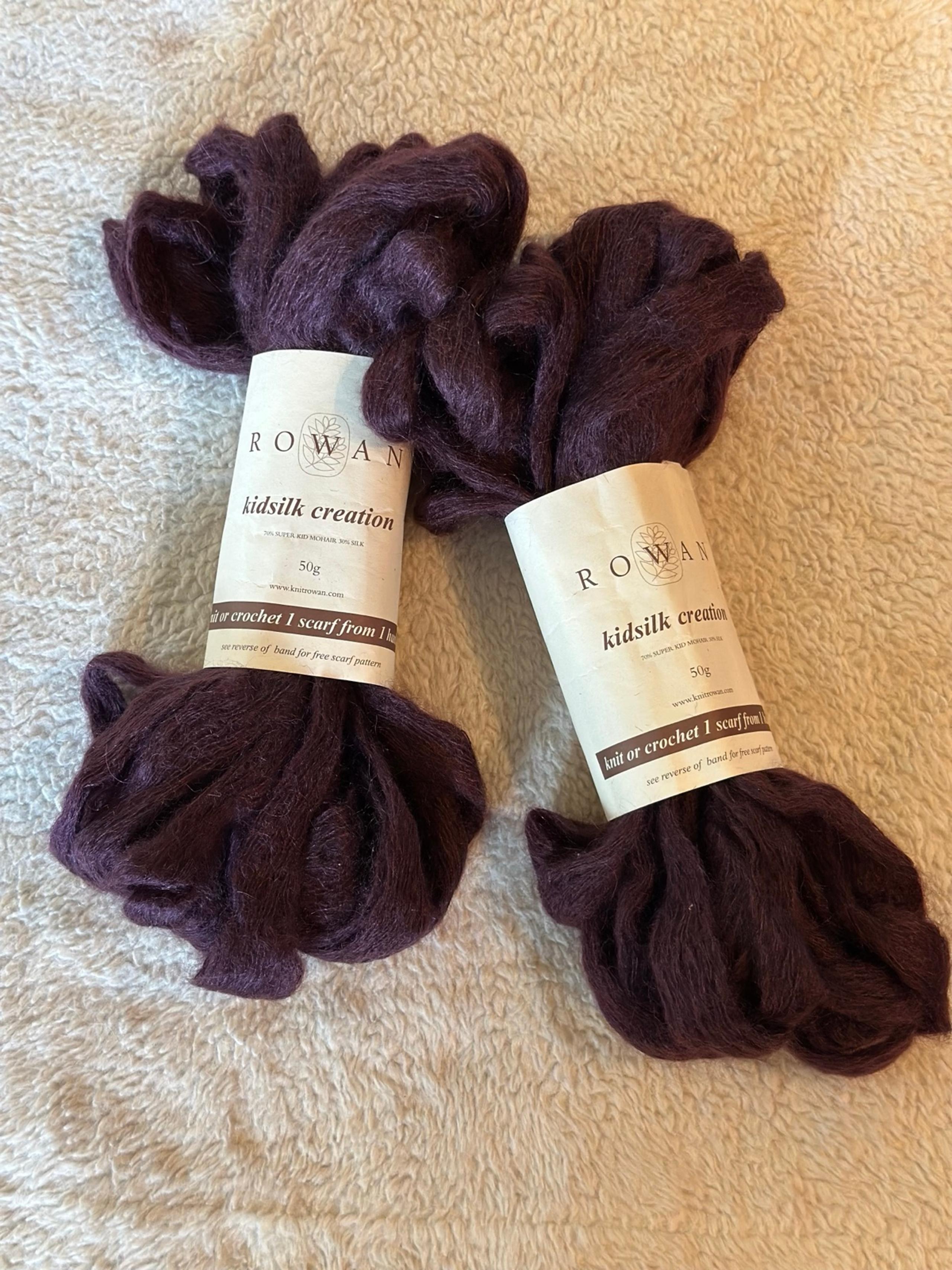 Rowan Kidsilk Creation Plum 11yds Scarf Pattern Included So Super SOFT Yarn~EACH