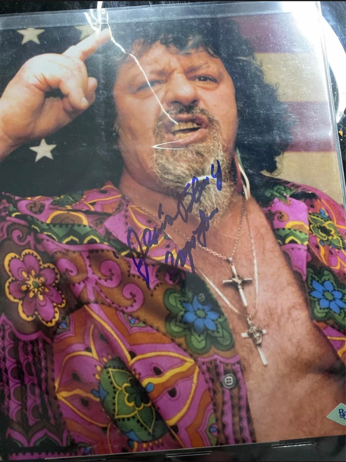 WWE Lou Albano Autograph w/ authenticity
