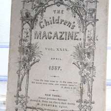 Antique 1857 Children's Magazine
