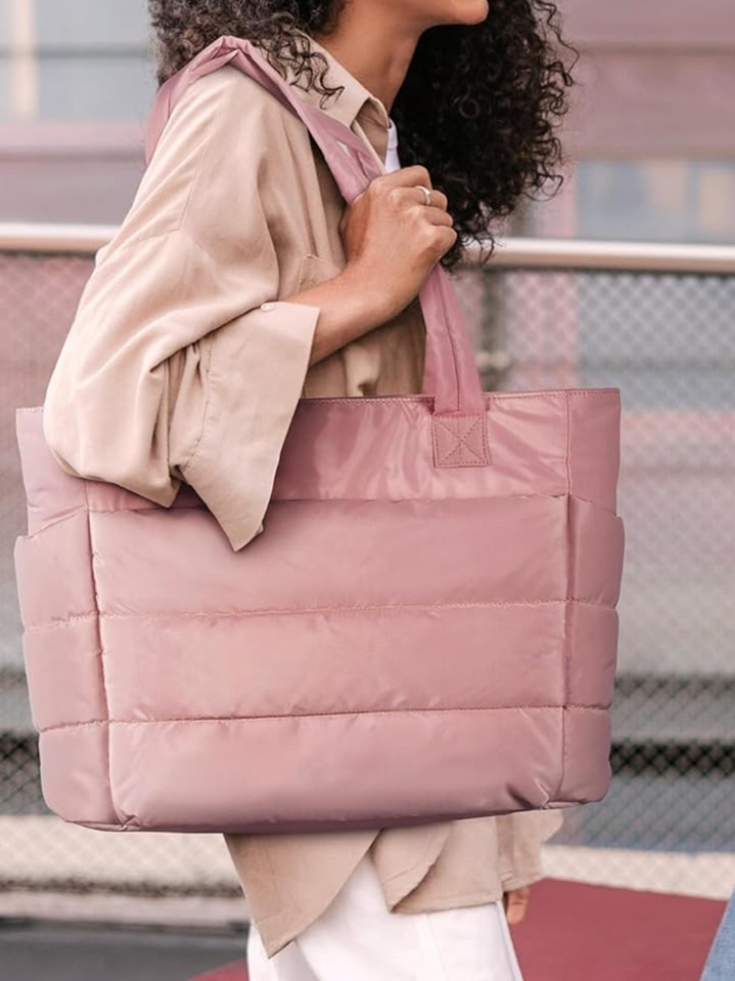 BAGSMART Puffer Tote Purse