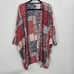 Ariat Paisley Crinkle Crepe Open Front Beth Kimono Wrap Size S