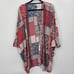 Ariat Paisley Crinkle Crepe Open Front Beth Kimono Wrap Size S