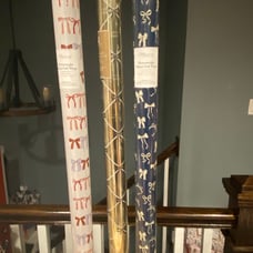 3 Rolls of Heavy Duty BOW gift wrap [different]