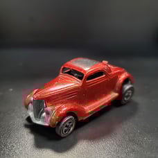 Vintage Hot Wheels Redline 1969 Classic 36 Ford Coupe US Red Made in USA