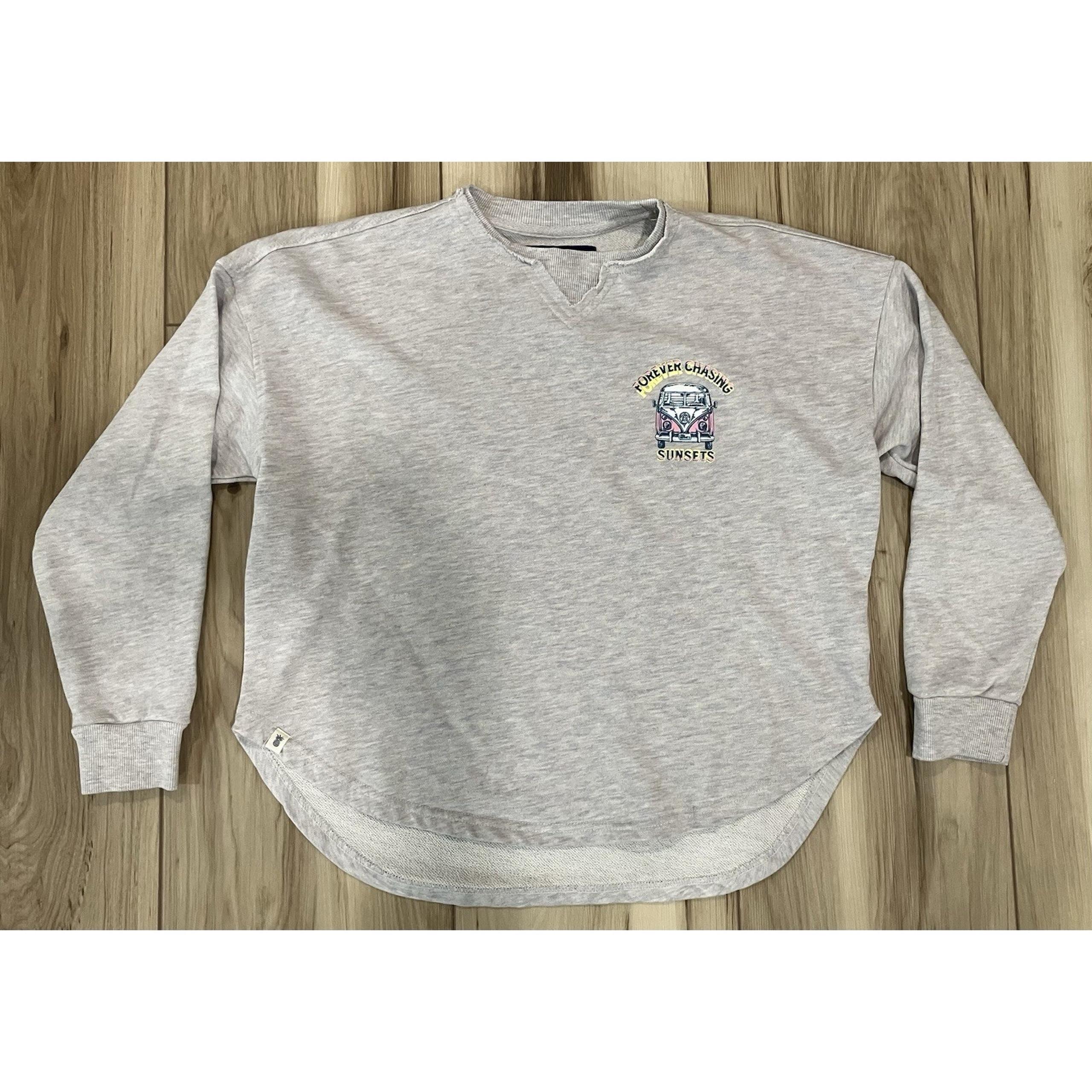 Simply Southern Forever Chasing Sunsets Cropped Sweatshirt Women’s Size L