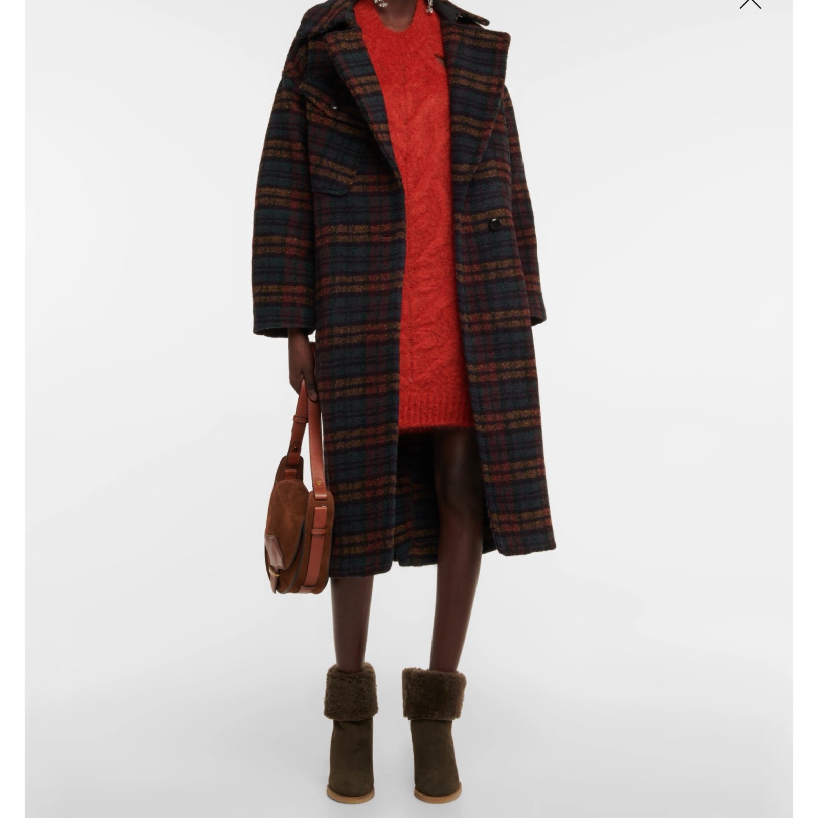Bnib Isabel marant shearling bootie boots