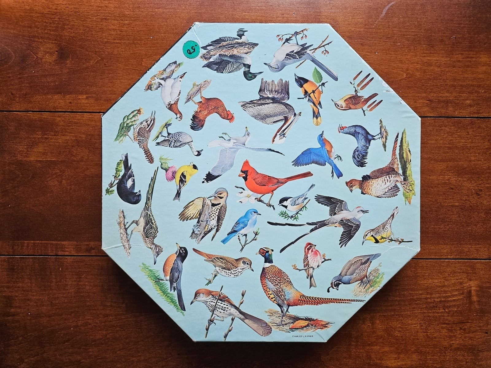 Springbok Vintage (1973) - State Birds - 500 Piece Jigsaw Puzzle