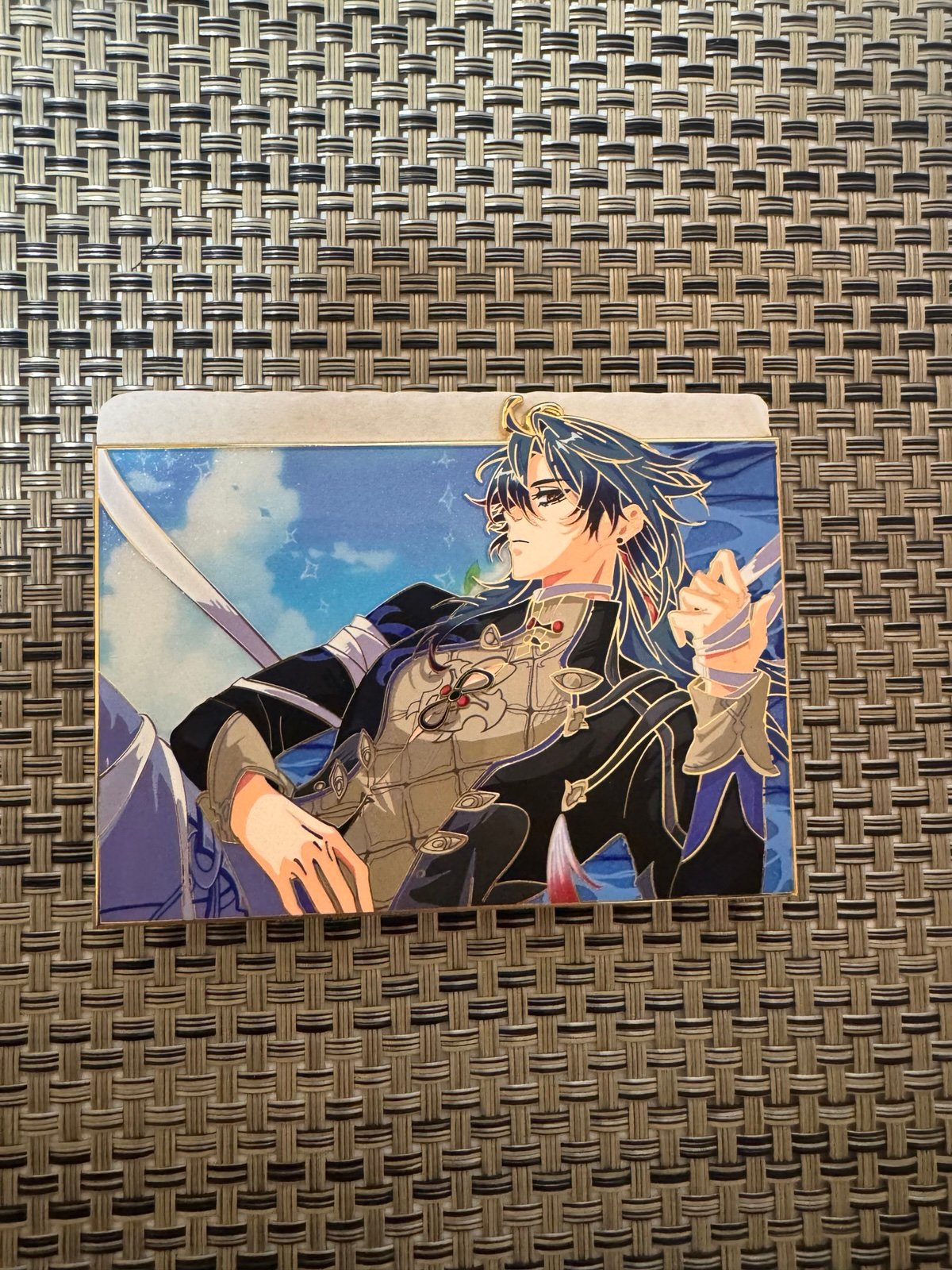 Orangeshapins Liu Hagaren Water Blade Honkai Star Rail Pin