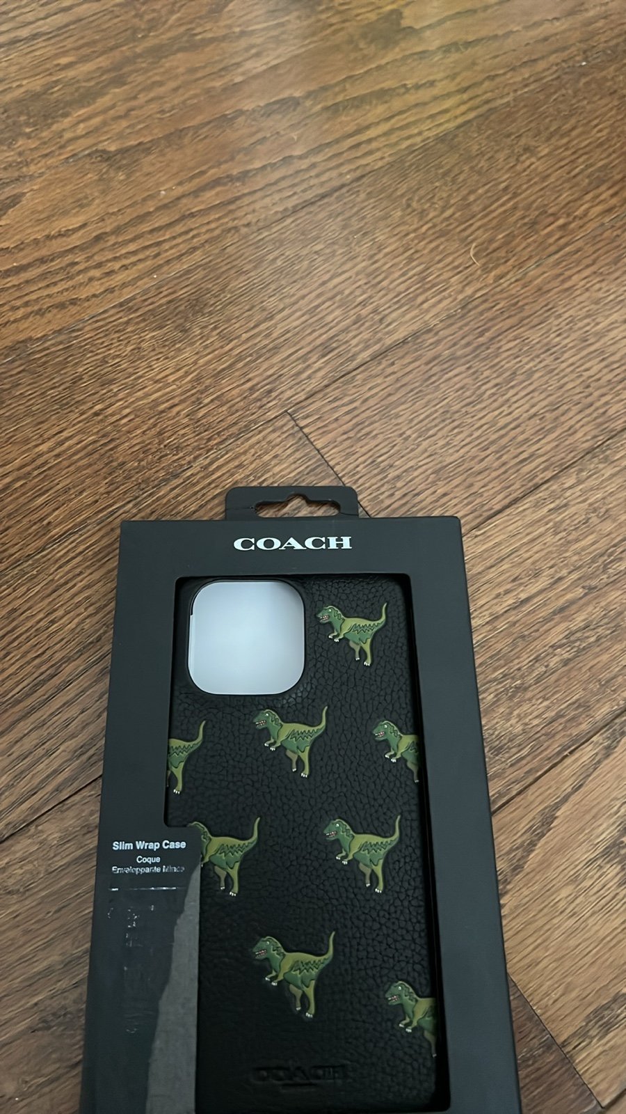 COACH☆Rexy 付き Iphone 15 Pro Max ケース Amazon.com: Coach Genuine Debossed Pebbled Leather Slim Wrap