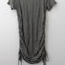 Destination Maternity Women's Ruched Bodycon Dress Black/White Size XL NWT