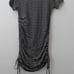 Destination Maternity Women's Ruched Bodycon Dress Black/White Size XL NWT