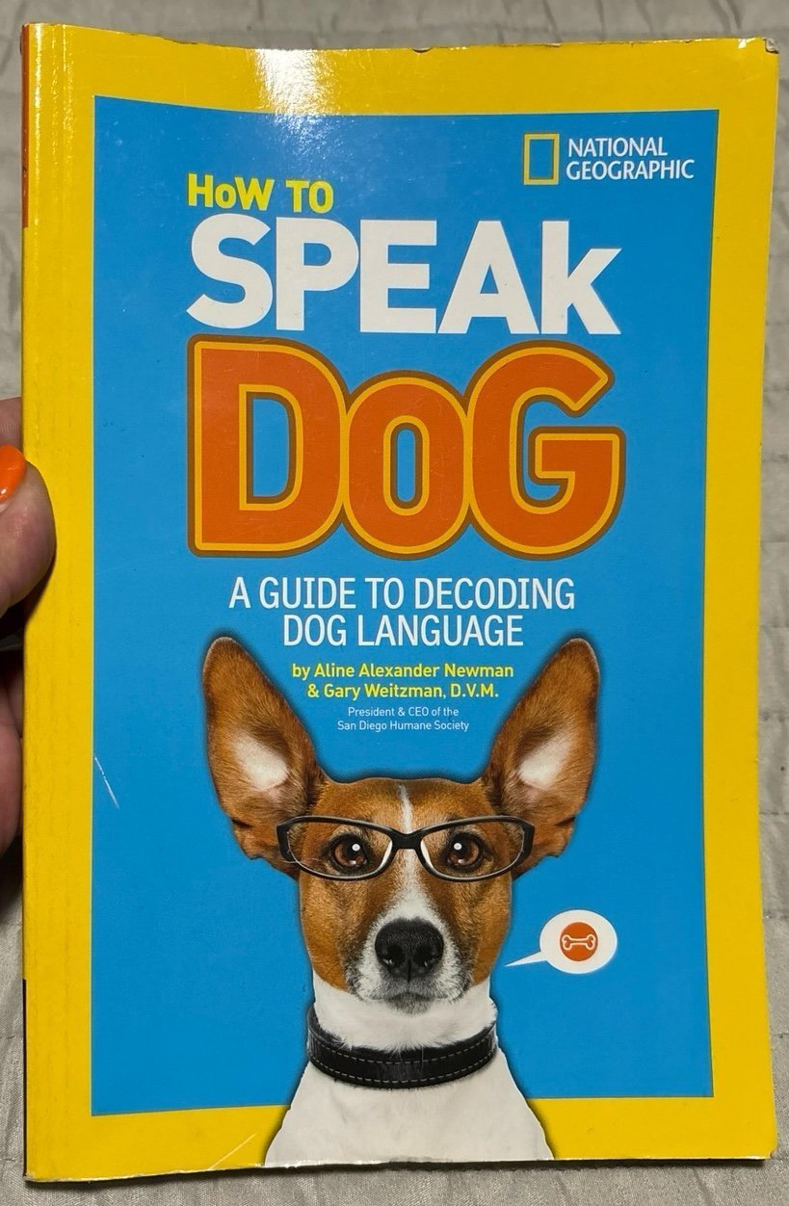 National Geographic, How To Speak To Dog Book
