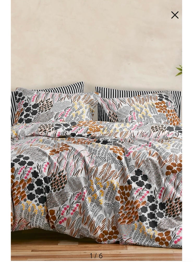 Marimekko Pieni Letto KING Comforter & Sham Set