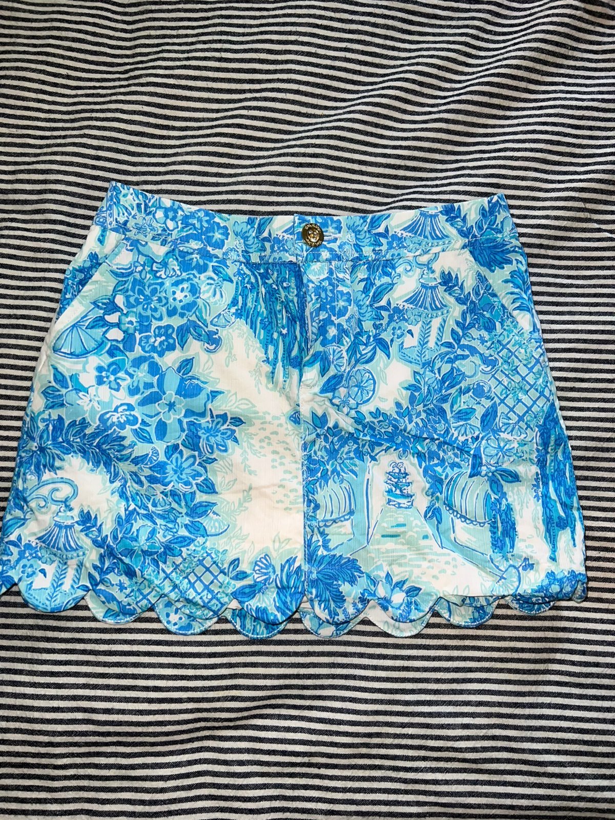 Lilly Pulitzer Toile Collette Skort 0