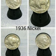 1936 Buffalo nickel