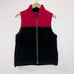 Kuhl Red & Black Fleece Sleeveless Vest Jacquard Trim w/ Pockets Size Small