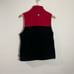 Kuhl Red & Black Fleece Sleeveless Vest Jacquard Trim w/ Pockets Size Small