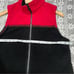 Kuhl Red & Black Fleece Sleeveless Vest Jacquard Trim w/ Pockets Size Small