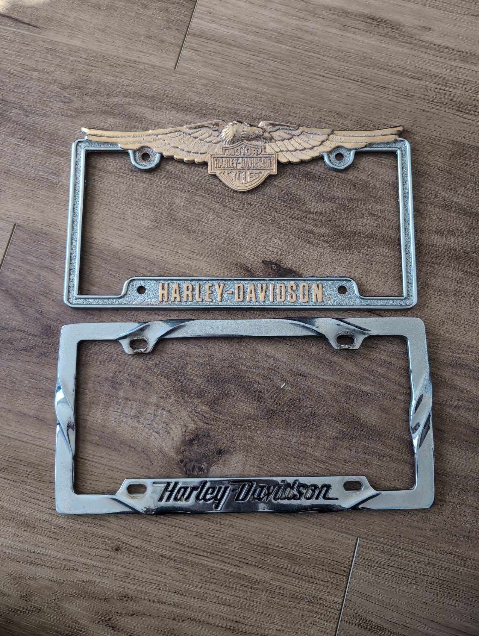 Harley Davidson Vintage License Plate Frames