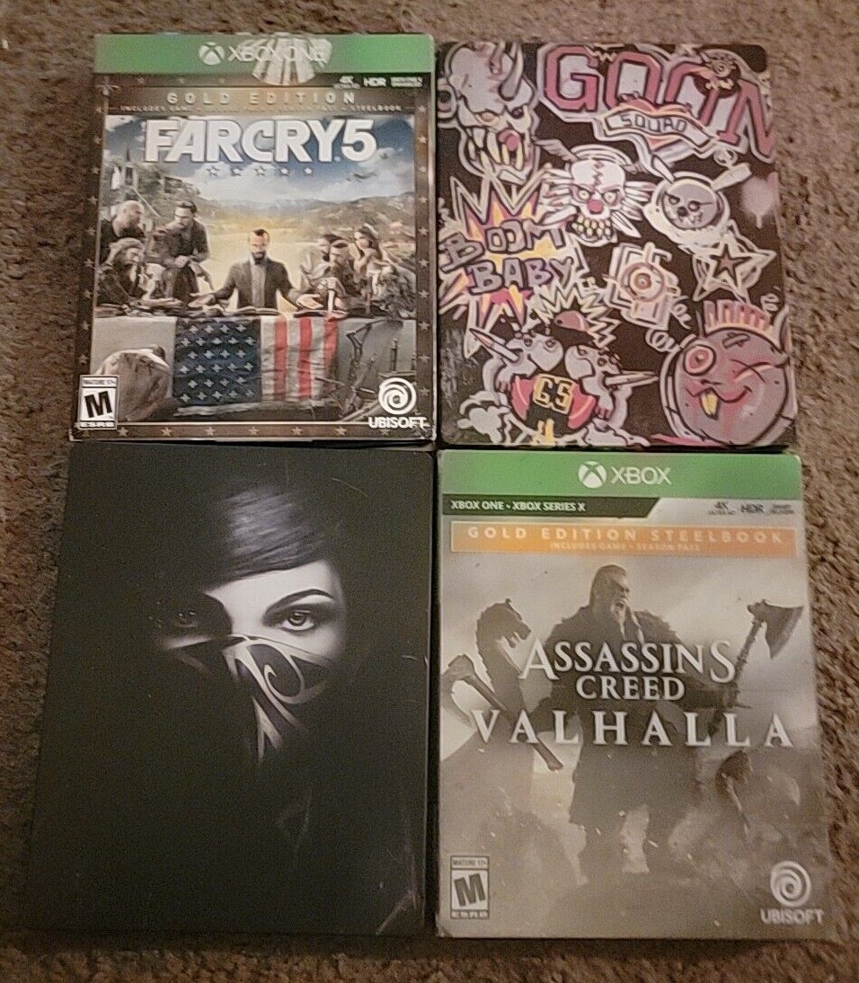 Lot Of Xbox One Steelbook Games