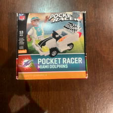 Miami Dolphins NFL LEGO Compatible pocket racer oyo sports new sealed super rare