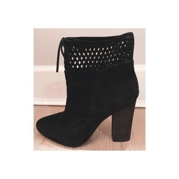 Belle Sigerson Morrison Black Suede Booties