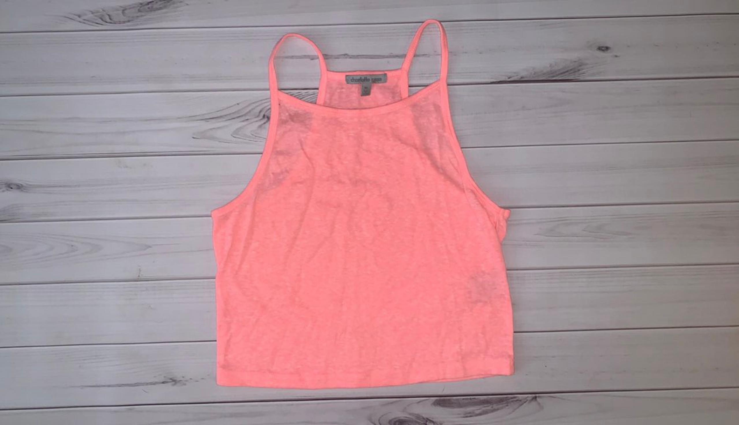 Charlotte Russe halter crop top